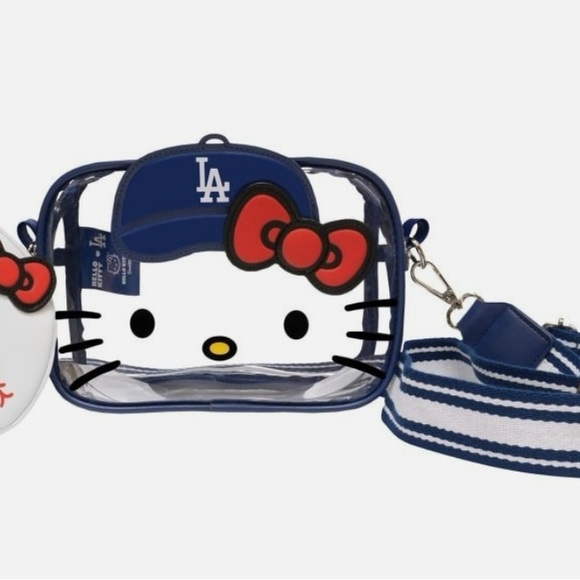 RARE & EXCLUSIVE Dodgers x Hello Kitty Crossbody Bag SGA 8/5/25 - Picture 1 of 4